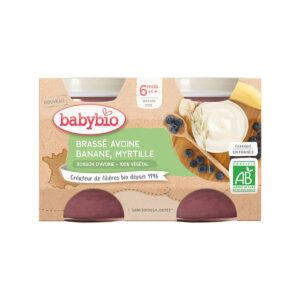 Babybio - Brasse Banana & Blueberry Oatmilk (6m+)