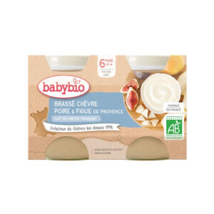 Babybio - Brasse with Goat’s stirred milk Pear & Fig Jar (6m+)