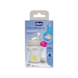 Chicco - Natural Feeling Shishe qelqi (0m+)