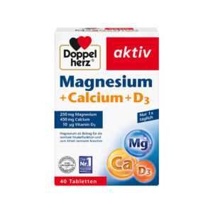 DoppelHerz - Magnesium + Calcium + D3
